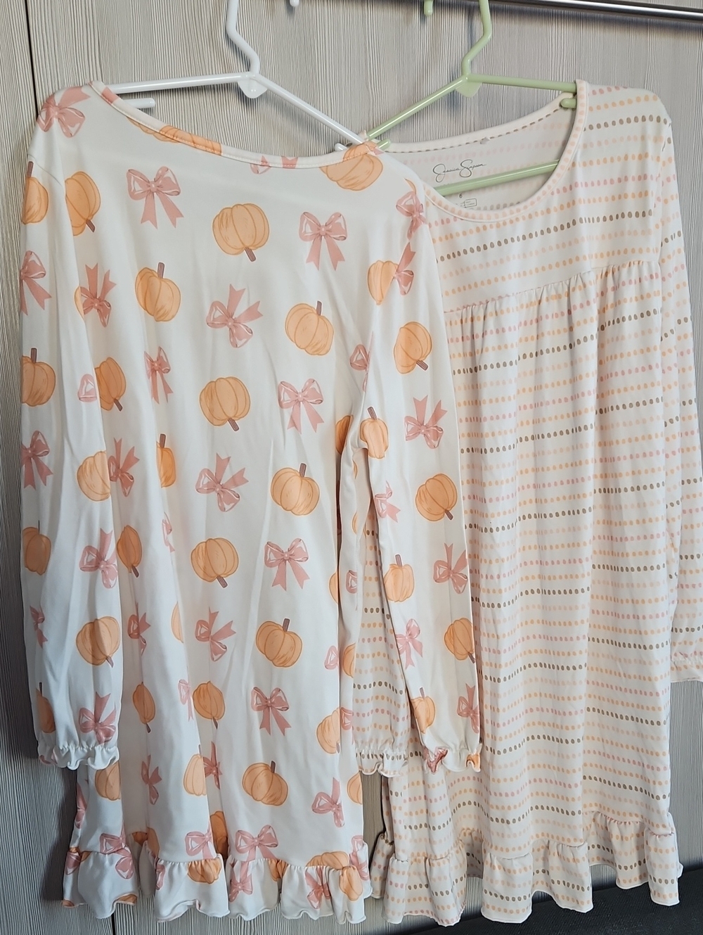 Jessica Simpson Longsleeve Nightgowns Set Of Two Size 6